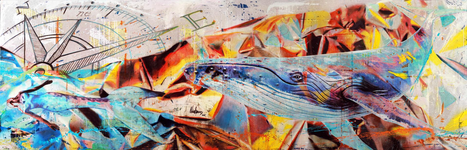 Sailing Art — Gemälde Backbord